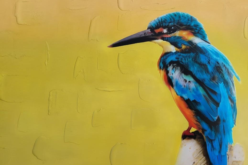 King Fisher Painting